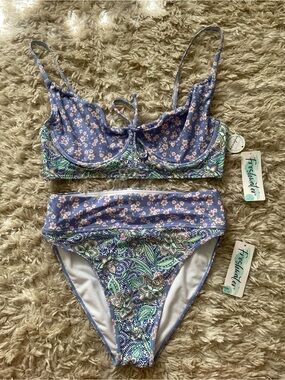 NWT Freshwater Floral Bikini 🌊
